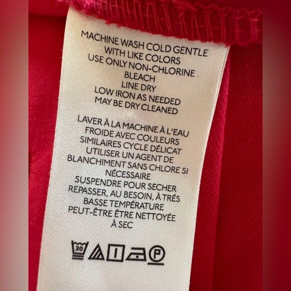 MAEVE The Avery Pleated Wide-Leg Palazzo Pants Women’s Sz 14 26" Cropped Hem* - Picture 13 of 16